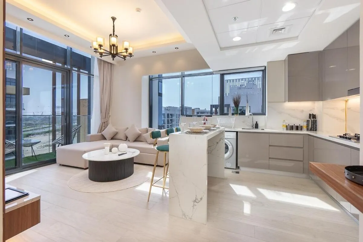 Elegant 1-Bedroom Perfect For 4 At Azizi Riviera In Meydan One Dubai